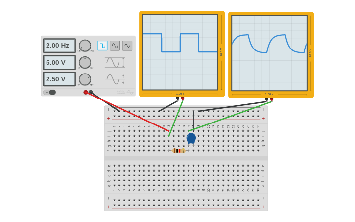 Rc Circuit Public Tinkercad