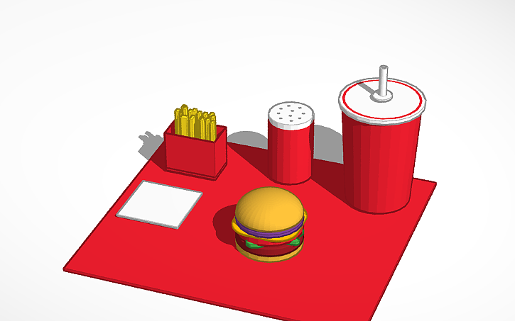 3D design Hamburger | Tinkercad