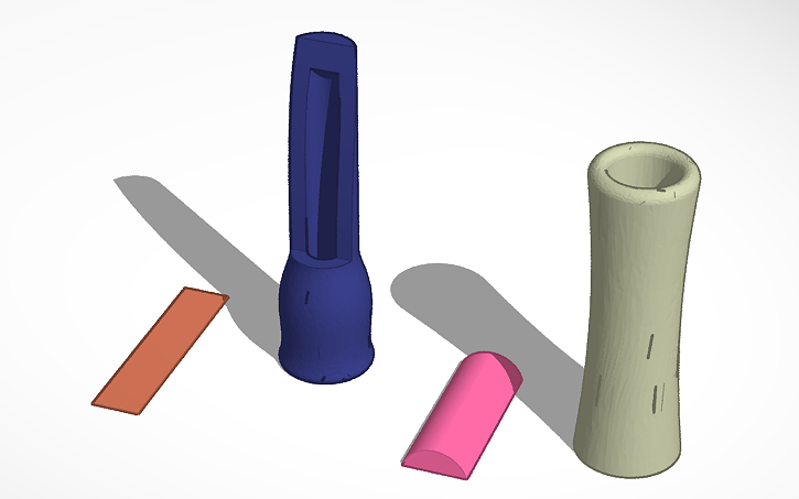 3D design Basic Duck Call - Tinkercad