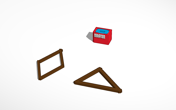 3D design Pool Ball Racks and Chalk - Tinkercad