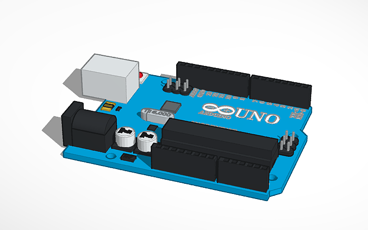 3D design Arduino Linus - Tinkercad