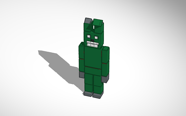 3D design digital springtrap | Tinkercad