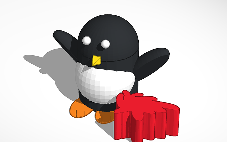 3D design Flamethrower Penguin | Tinkercad