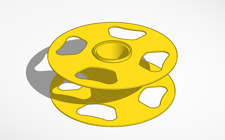 3D design Filament Spool - Tinkercad