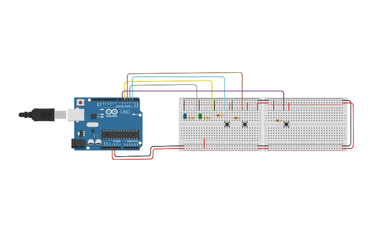 Circuit design exercício 4 | Tinkercad