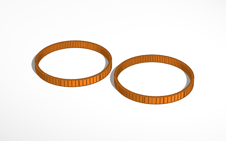 3D design belt - Tinkercad