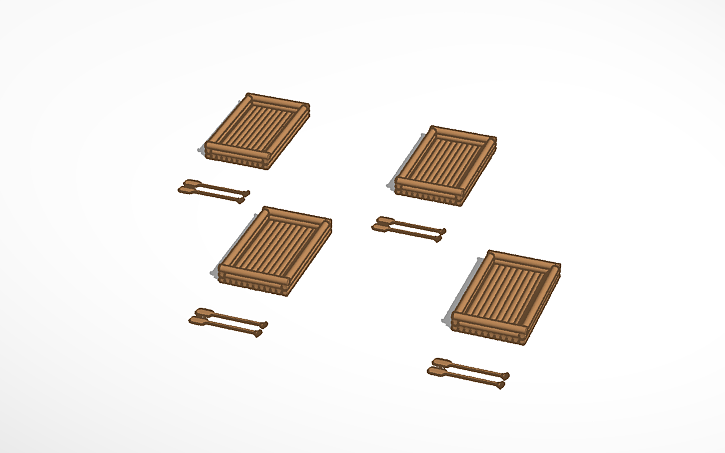 3D design Game forge stuff Brown - Tinkercad