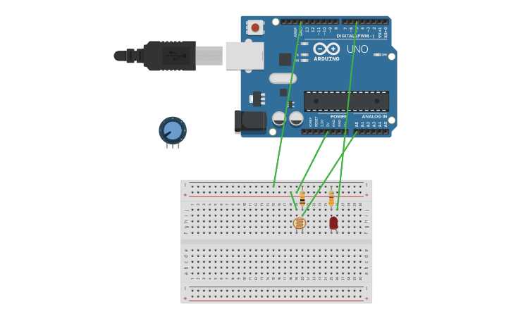 Circuit design MEGA CHALLENGE PHOTORESISTOR: ALSO INCLUDES A PART OF ...