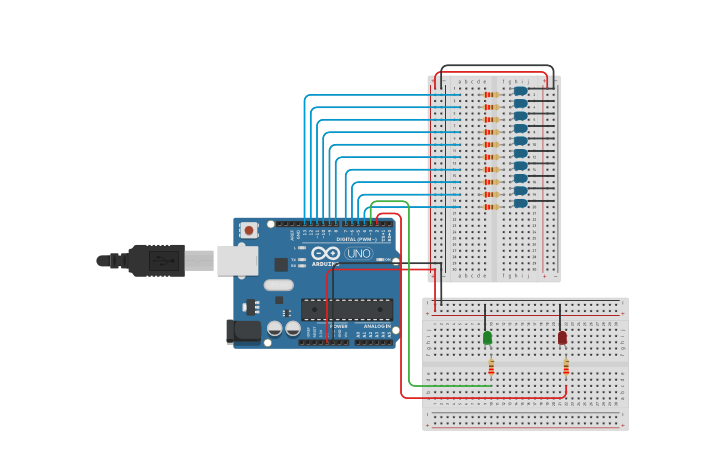 Circuit design TINF Lab 2 - A4 - Lösung | Tinkercad