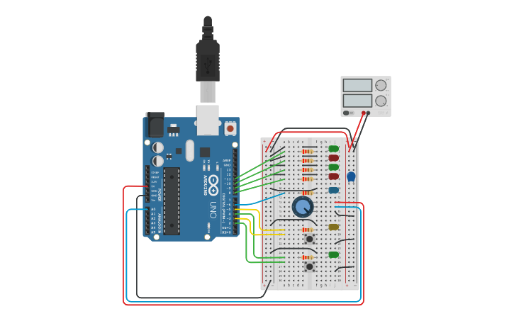 Lab Thm Part J Servo Motor Tinkercad