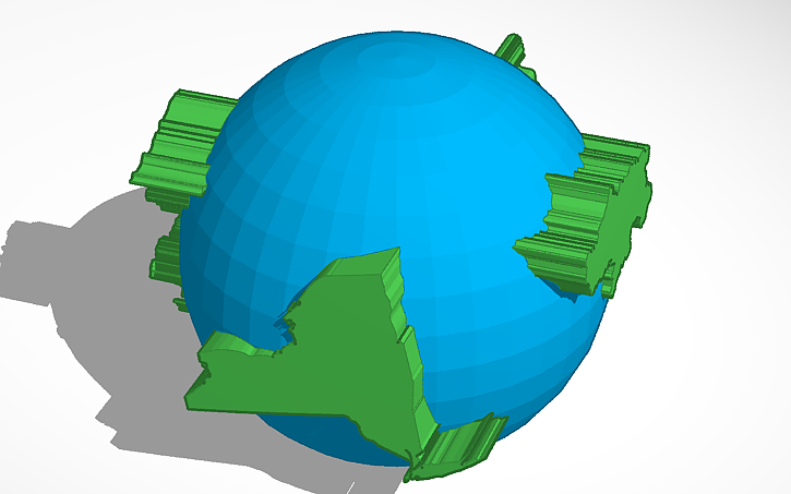 3d Design Earth Planet Tinkercad