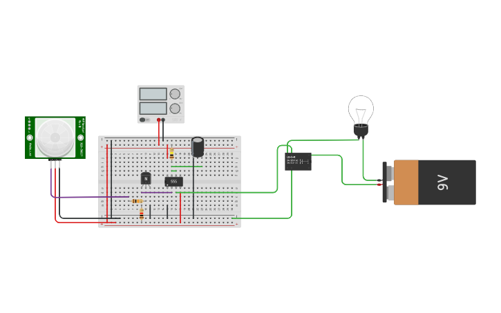 Circuit design Timer Circuit - Stair | Tinkercad