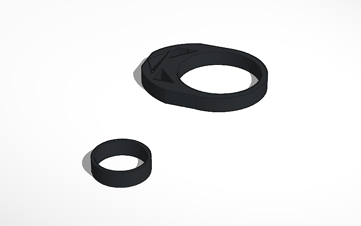 3D design Key rambit - Tinkercad