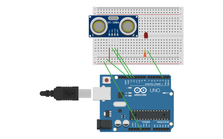 Circuit design SENSOR DE SONIDO | Tinkercad
