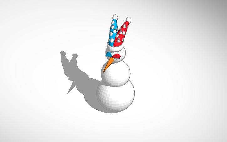 3D design Snowman | Tinkercad