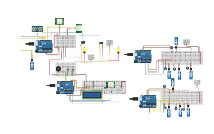 Circuit design Casa Domotica - Tinkercad