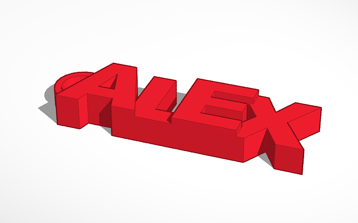 3D design alex - Tinkercad