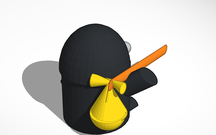 3D design homeless penguin - Tinkercad