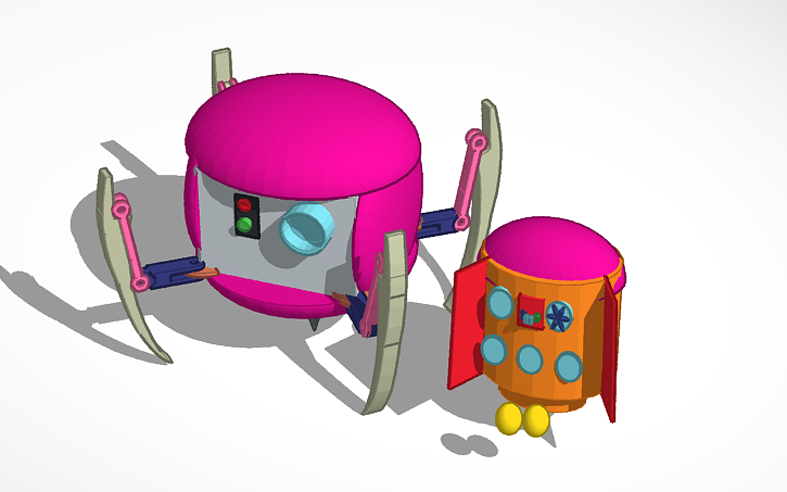 Moon Crawler Minecraft 3D design Moon crawler by G.vishwakanth & H.krishanth - Tinkercad