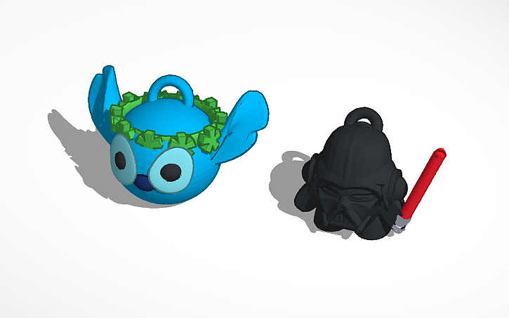 3D design keychains - Tinkercad