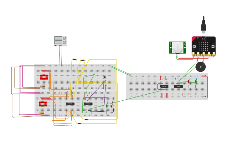 Circuit Dld Module Circuit design Dld project | Tinkercad