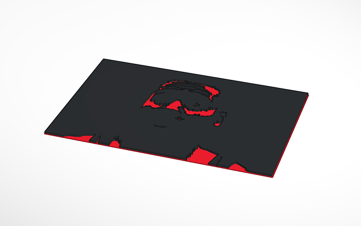 3D design Harden Face - Tinkercad