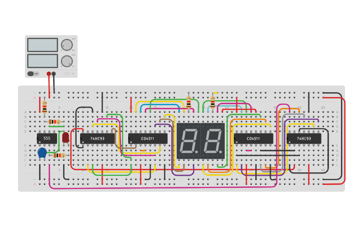 Circuit Design Circuito Contador Tinkercad