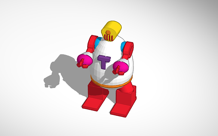 3D design Robot - Tinkercad