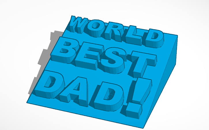 3D design daddy - Tinkercad