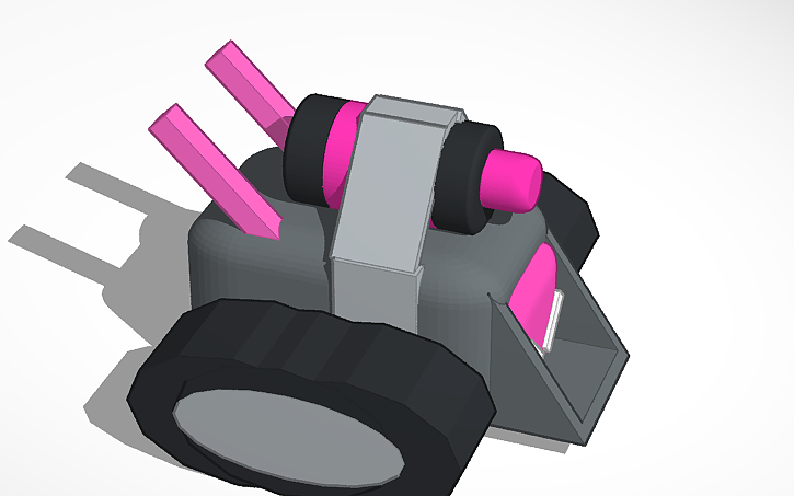 3D design rec room jumbotron mousebot - Tinkercad