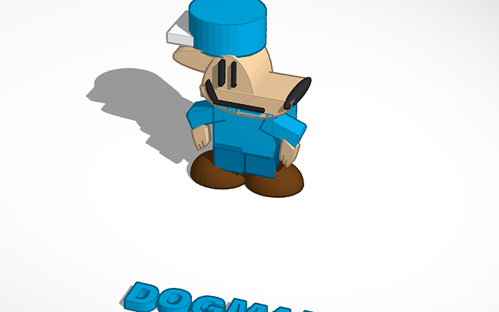 3D design Dogman - Tinkercad