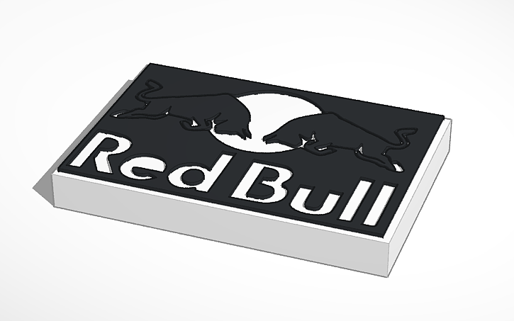 Red Bull Logo Tinkercad Red Bull Logo Tinkercad