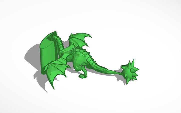 3D design Printable Dragon ( Small) - Tinkercad