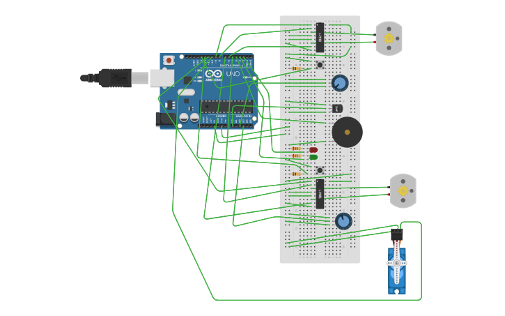 Circuit design FINAL CODEE | Tinkercad