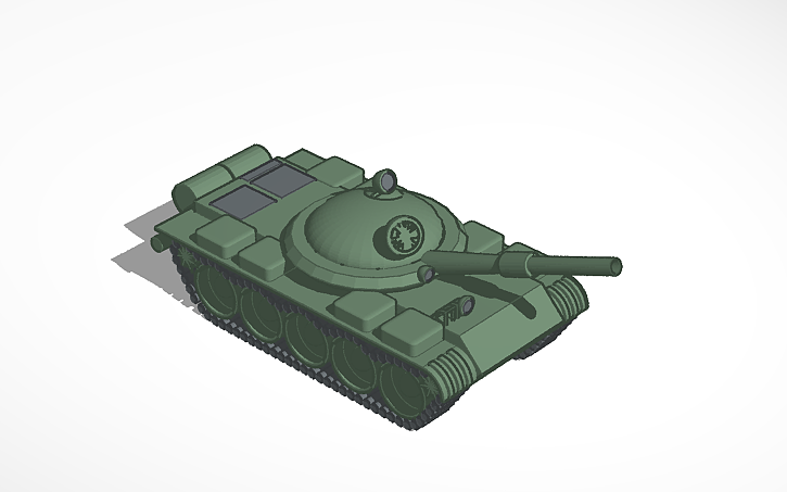 3D design танк - Tinkercad