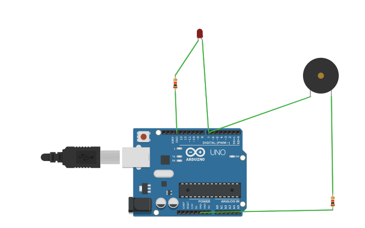 Circuit Design Led On Off Tinkercad