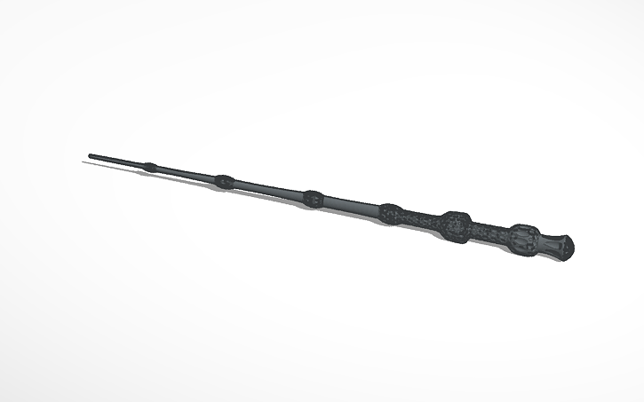 The Elder Wand Tinkercad