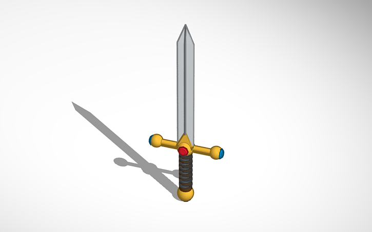 3D design sword | Tinkercad