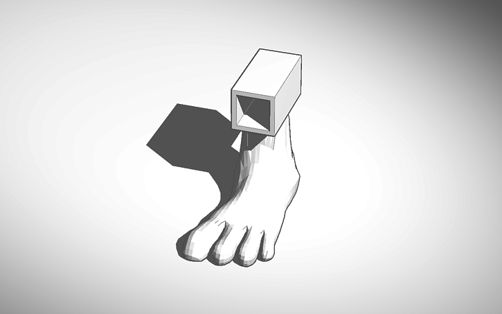3D design Feet - Tinkercad