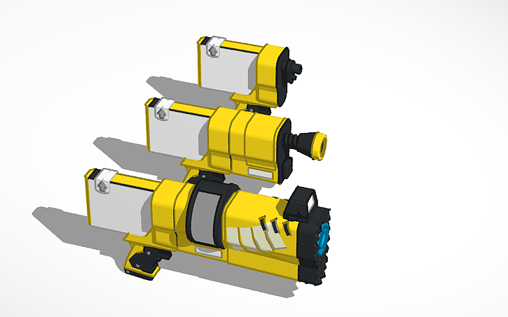 3D design Splatoon 3 Hero Shot - Tinkercad