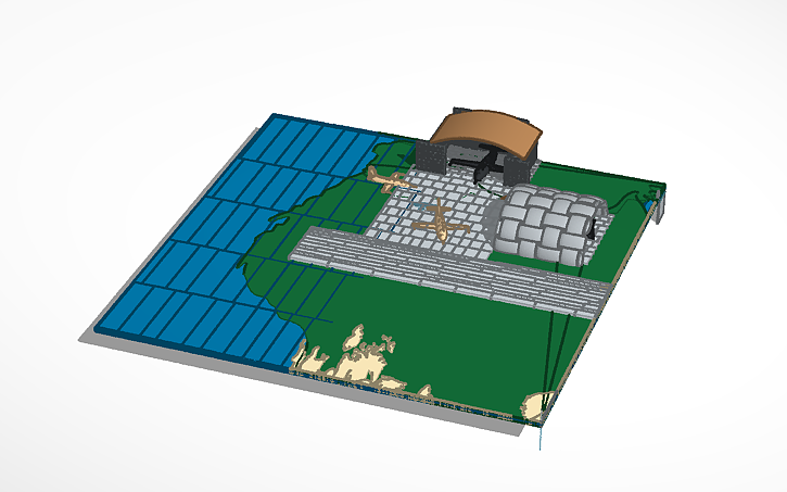 3D design War thunder hangar - Tinkercad