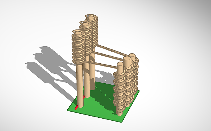 3D design Satisfying Ball Run #adskSimChallenge - Tinkercad