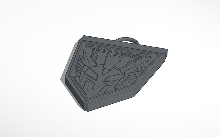 3D design CoD Advanced Warfare- Sentinel Rank Medal (Original) - Tinkercad