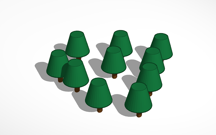 3D design Trees | Tinkercad