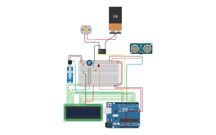 Circuit design sensor nivel deposito águas_José Ferreira - Tinkercad