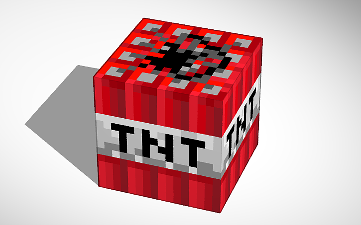 3D design Minecraft TNT | Tinkercad