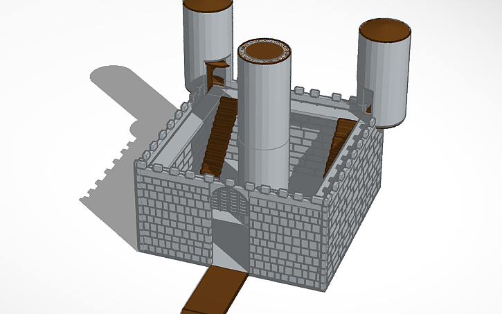 Solidworks Castle Drawing 3D design Castle | Tinkercad