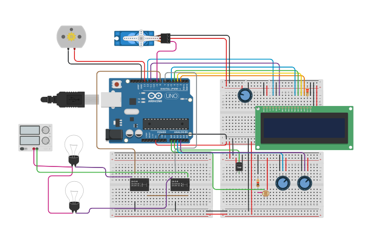 Circuit design PROYECTO | Tinkercad