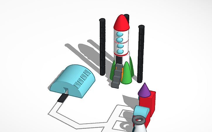 3D design Космическая станция - Tinkercad