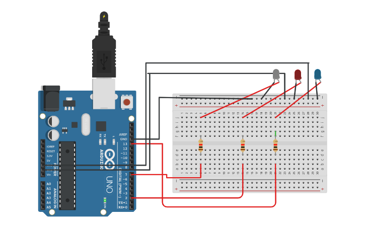 Circuit design ♣• ♠•♠ •♣ - Tinkercad